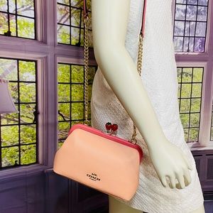 NWT Coach Nora Kisslock Crossbody Bag